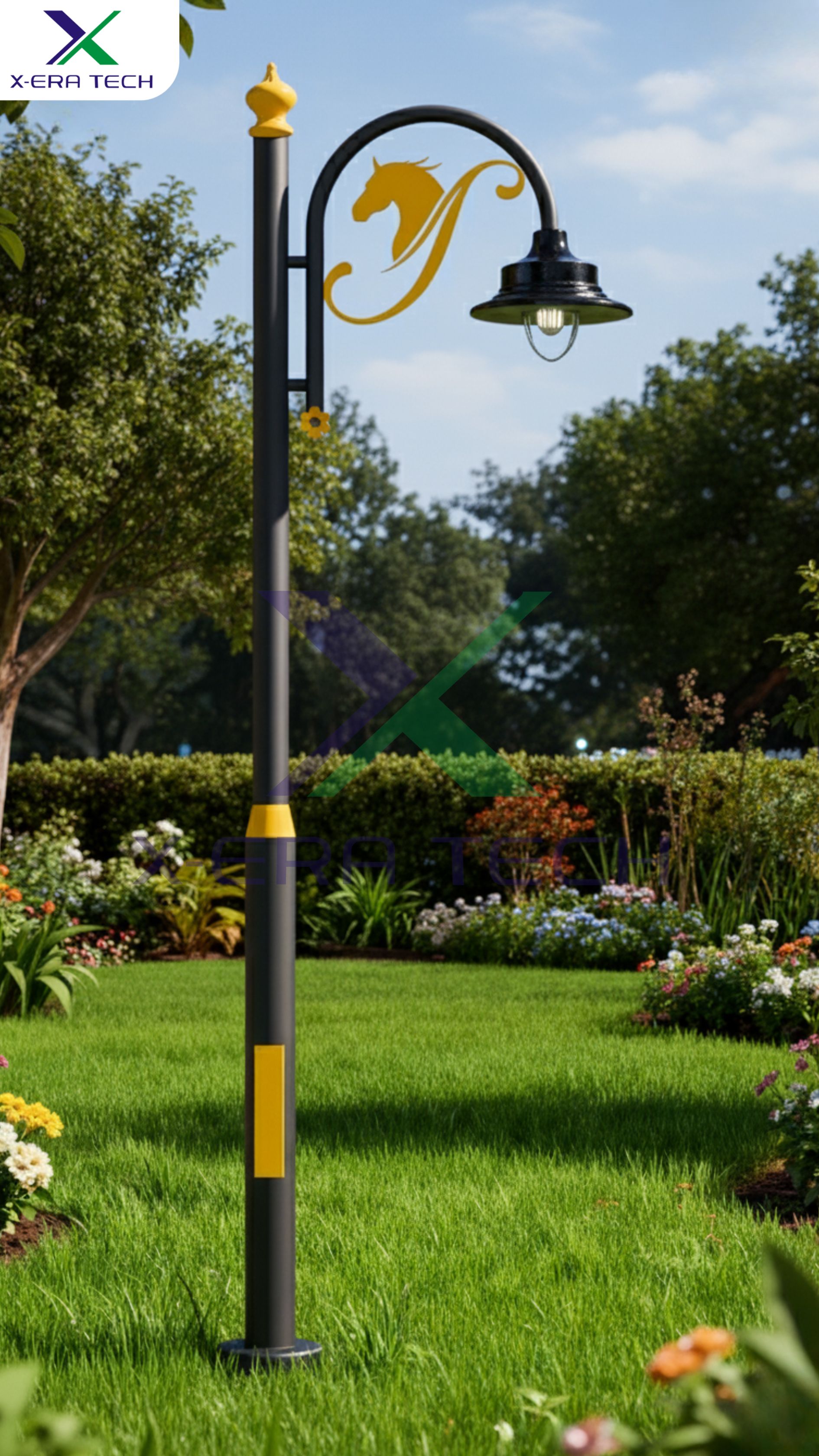 Decorative LED street light pole design 20